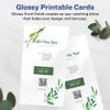 Avery Printable Rectangle Postcards, 6" x 11", Glossy White Cardstock, Laser/Inkjet Cards, 50 Total view 2
