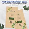 Avery Printable Rectangle Postcards, 6" x 11", Kraft Brown Cardstock, Laser/Inkjet Cards, 25 Total view 2