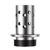 DZQ Perforated Casting Flask Vacuum Casting Stainless Steel Wall Flanged with Rubber Sprue Base(2" x 4") view 1
