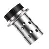 DZQ Perforated Casting Flask Vacuum Casting Stainless Steel Wall Flanged with Rubber Sprue Base(2" x 4") view 2