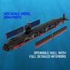 Aetheria Nuclear Submarine Building Set, 1:125 Large Los Angeles-Class Military Battleship with Display Stand, Designed by bru_bri_mocs, Collectors & Enthusiasts Construction for Adult-3062 Pieces view 2