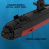 Aetheria Nuclear Submarine Building Set, 1:125 Large Los Angeles-Class Military Battleship with Display Stand, Designed by bru_bri_mocs, Collectors & Enthusiasts Construction for Adult-3062 Pieces view 3
