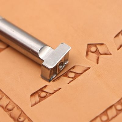 zhongjiang Leather Stamping Tools leathercraft Working Carving Stamp Straw Mat/edgings (X170)