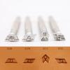 zhongjiang Leather Stamping Tools leathercraft Working Carving Stamp Straw Mat/edgings (X170) view 2