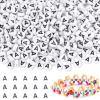 Yholin 500pcs Letter A Beads Bulk, Letter Beads, Alphabet Bead for Friendship Bracelets, Jewelry Making Supplies,DIY Making Kit view 1