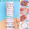 Yholin 500pcs Letter A Beads Bulk, Letter Beads, Alphabet Bead for Friendship Bracelets, Jewelry Making Supplies,DIY Making Kit view 4