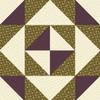Quilt Kit by Choice Fabrics - Pre-Cut Fabrics - Half Square Triangle Table Topper [24"x24"] (Everlasting Green) view 1