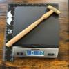 4 oz Mini Brass Wooden Handle Hammer (9 2) Hand Tools, Multifunction Solid Brass and Non-Sparking Jewelry Making Hand Hammer view 2