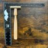 4 oz Mini Brass Wooden Handle Hammer (9 2) Hand Tools, Multifunction Solid Brass and Non-Sparking Jewelry Making Hand Hammer view 3