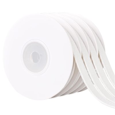 Showin White Velvet RibbonDouble Face 3/8" x 20Yd for Christmas Wreath Decoration Handmade Craft Ornaments, Bow Making, Gift Wrapping