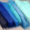 RhLLvJ 17050cm Soft Faux Fur Fabric Long Pile DIY Craft Costume Decoration Background Character Play Decoration Photography Gnome Hair Sofa(Baby Blue) view 2