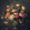 Walluminati Stamped Cross Stitch Kits Beginners Full Range of Embroidery Patterns Starter Kits for Adult DIY Cross Stitches Needlepoint Kits 11CT(Beautiful Flowers in vase,J,16x20inch) view 1