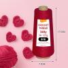 3 Cones total375g size3 Crochet Thread,100% Pure Cotton Thread Yarn for Hand Knitting,crochetting(350-666-816) view 3