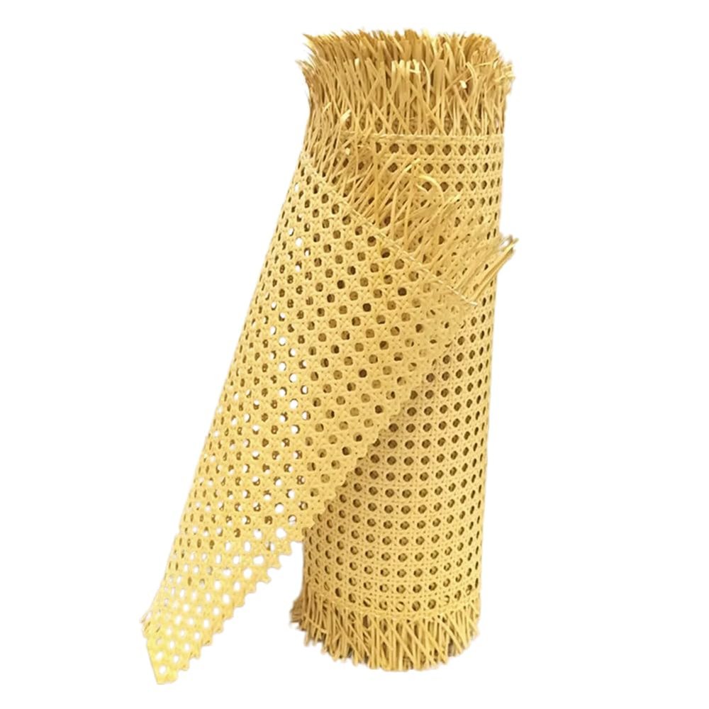 ECYC 45x150cm Plastic Rattan Webbing Roll, Plastic Rattan Cane Webbing Woven Open Mesh Cane Woven Furniture Table Chair Repair Material,02