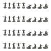 1Set DIY Model 1/700 1/350 Scale Military Soldiers Model 3D Resin Ship Commander Ground Crew Figure Accessories for DIY Scene Assembly Mould(1/350 (36pcs)) view 1