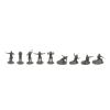 1Set DIY Model 1/700 1/350 Scale Military Soldiers Model 3D Resin Ship Commander Ground Crew Figure Accessories for DIY Scene Assembly Mould(1/350 (36pcs)) view 3
