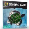 Sea Turtle Pre-Cut Stained Glass Kit-Make Your own Beautiful Glass Project. view 1