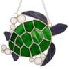 Sea Turtle Pre-Cut Stained Glass Kit-Make Your own Beautiful Glass Project. view 2