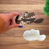 Cowboy Hat Big Car Freshie Silicone Mold | 3x5.7 for Scented Aroma Beads Car Candle, Soap Oven Safe to Bake Heat Resistant Boot, Smiley Face, Disco (Cardstock + Silicone Mold) view 4