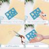 GORGECRAFT 2 Styles Hummingbird Acrylic Stencil Reusable Plastic Flying Bird Earrings Making Templates Silhouette Sign Stencils for Jewelry Making Painting Scrapbooking DIY Crafts 13x9cm view 3