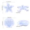 4PCS Ocean Animal Resin Molds, Starfish Seashell Seahorse Silicone Molds for Resin Casting,Wall Hanging, Desktop Ornament Home Decor view 2