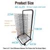 THEGA Drying Rack - Sturdy Metal Art Rack, Art Drying Rack for Classroom, Classrooms Foldable Oil Painting Air Drying Rack, with 360-degree Universal Wheels Art Drying Rack view 2