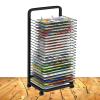 THEGA Drying Rack - Sturdy Metal Art Rack, Art Drying Rack for Classroom, Classrooms Foldable Oil Painting Air Drying Rack, with 360-degree Universal Wheels Art Drying Rack view 3