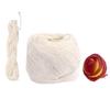 Satvik 3 Pc Combo of 1 Pc Pure Cotton Safed Kacha Sut with 1 Pc White Jaenu & 1 Pc Round Moli|Brahmin Safed Dhaga Sacred White Pooja Thread/Sutali/Kaccha/Kukari Kalawa Mouli Mauli Hindu Pujan Item view 1