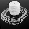 50M Roll 3mm Fishing Line Pearl Beads Chain Wedding Decorations White Beige (White) view 2