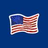 US Flag Sticker - 3" Vinyl Sticker - United States Flag, Water Bottle, Election, Laptop Sticker - Won't Scratch or Fade - Made in the US (ST-0380) view 3