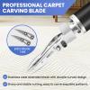 YUCHENGTECH Electric Carpet Carving Scissors Rug Carving Scissors Tufting Rug Engrave Trimmer Scissors Engraving Trimming Modeling Scissors with Heat Dissipation 0~4000rpm Adjustable view 2