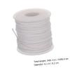 VILLCASE 3rolls Cotton DIY Candle Wicks Twine String for Candle Making Supplies Smokeless Thick Twine view 4