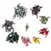 50 Pieces Plastic Sitting People Figurines 1:32 Scale Models People Set Plastic People Colorful Seated People Train Park Street Passengers Sitting Pose view 1