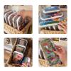 Clear Hard Shell Zipper Case,3PCS Transparent Clear Zipper Pouches,Hard Side Plastic Case Set,Portable Travel Storage Organizer Bins view 2