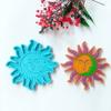 Saccgt Silicone Sun Moon Coaster Molds - Resin Casting Kit - Blue Silicone - 3.46x3.46in - Reusable & Flexible - Perfect Gifts view 2