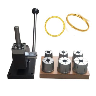 Professional Bangle Bracelets Stretcher Enlarger,Jewelry Making Tool with 6 Round Dies,Bracelet Enlarger Stretcher,for Bracelet Molding and Repair