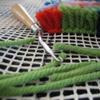 QIXIAMO Rug Hooking Mesh 100x150cm for Making Carpet Craft view 3