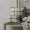 Blue Plaid Woven Pattern Upholstery Fabric by The Yard - SKU: Otis Tranquil view 4