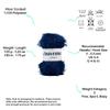 Eyelash Fun Fur Yarn 100 Gram (3.53 Ounces) 175 Yards (160 Meters) (Night Blue - 5 Skeins) view 4