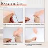80pcs 15-17 inches (38-43 cm) Natural Bulk Ostrich Feathers Kit. Kits Contain 8-10 inches of Feathers and 7 inches of White Feather Sticks.for Various DIY Projects. (Champagne, 8-10-Inch) view 3