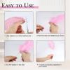 80pcs 15-17 inches (38-43 cm) Natural Bulk Ostrich Feathers Kit. Kits Contain 8-10 inches of Feathers and 7 inches of White Feather Sticks.for Various DIY Projects. (Light Pink, 8-10-Inch) view 3