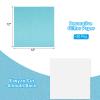 PATIKIL 20 Sheets Light Blue Glitter Cardstock Paper, 12 x 12 Inch Square Premium Sparkly Paper for Scrapbook Card Making DIY Art Projects Wedding Party view 2