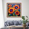 Funchey Stamped Cross Stitch Kits, DIY Cross Stitch Pattern for Adults Beginners Needlepoint Kits Embroidery Kit Arts and Crafts 11CT-Magic Sunflower 18x18 inch view 2