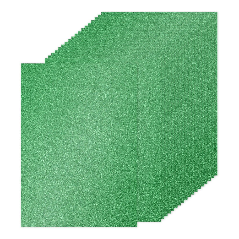 PATIKIL 60 Sheets Green Glitter Cardstock Paper, A4 (8.3 x 11.7 Inch) 250gsm Premium Sparkly Paper for Scrapbook Card Making DIY Art Projects Wedding Party
