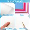 PATIKIL 20Sheets White Glitter Cardstock Paper, 12 x 12 in 250gsm Square Premium Sparkly Paper Craft Cardstock Paper for Scrapbook Card Making DIY Art Projects Wedding Party view 3