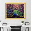 Funchey Stamped Cross Stitch Kits, DIY Cross Stitch Pattern for Adults Beginners Needlepoint Kits Embroidery Kit Arts and Crafts 11CT-Colorful Peacock 16x20 inch view 2