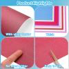 PATIKIL 20Sheets Dark Red Glitter Cardstock Paper, 12 x 12 in 250gsm Square Premium Sparkly Paper Craft Cardstock Paper for Scrapbook Card Making DIY Art Projects Wedding Party view 3