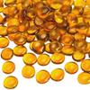 11/16" Amber Flat Glass Nuggets 12oz. Bag for Glass, Mosaics & Many Other Crafts view 2