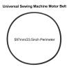 uxcell 10 Pcs Universal Sewing Machine Motor Stretch Belt 597mm/23.5" Perimeter, 5mm Belt Thick for Sewing Machine Motor Seal Repair view 2