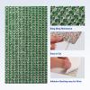 MECCANIXITY 60750 Pcs Bling Crystal Rhinestone Sheet Self-Adhesive Rhinestone Diamond Gems Sticker 59 x 7.9 Inch DIY Car Decoration Sticker for DIY Car Phone Clothing Craft Dark Green view 3